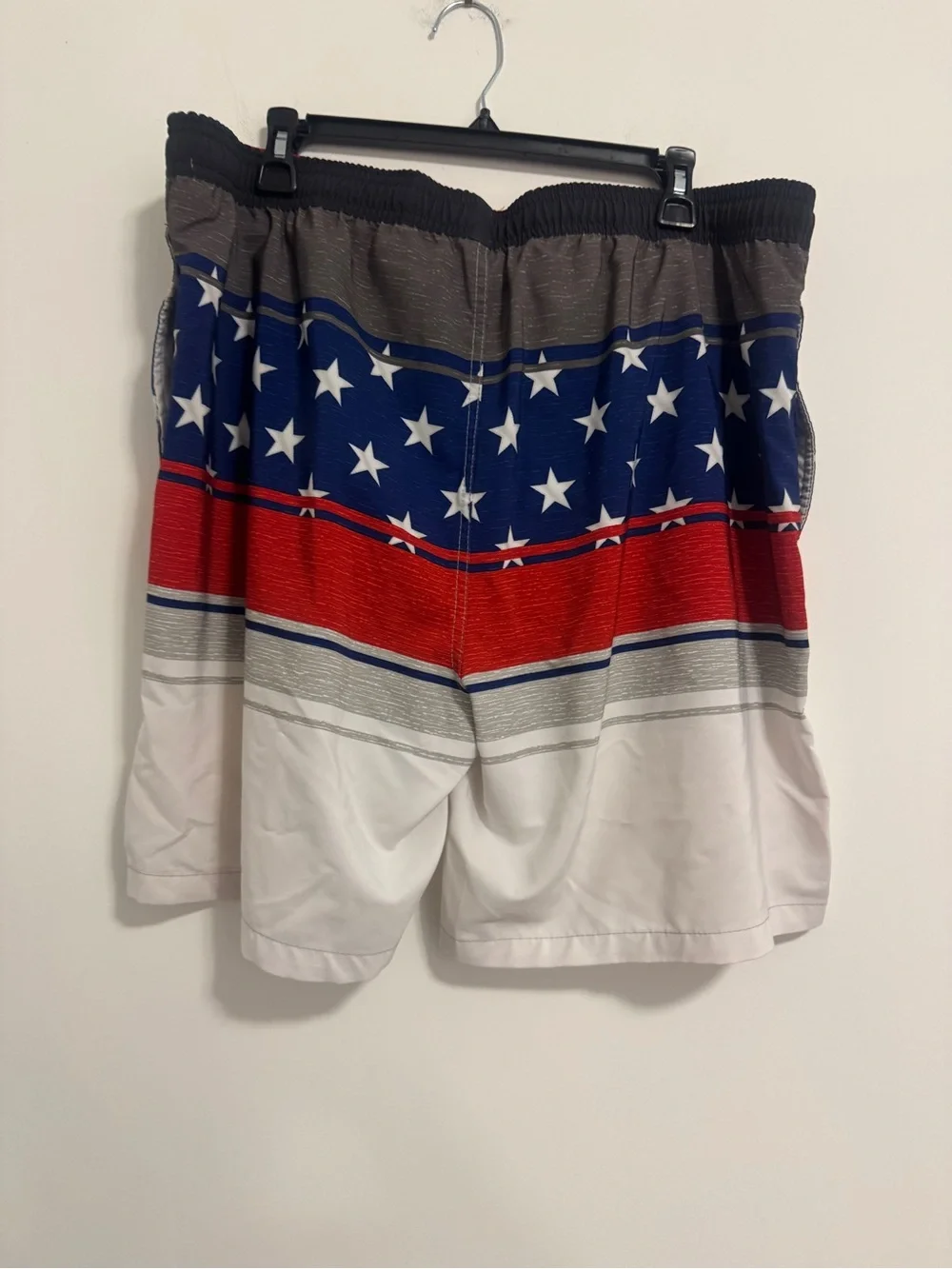 ZeroXposur Men's Stars & Stripes Swim Trunks - Blue, Red, White